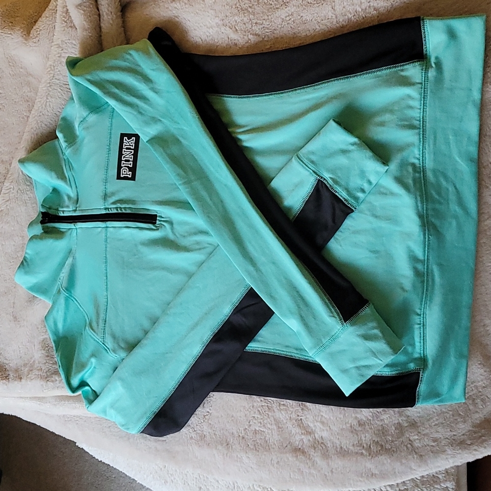 VS Pink 1/4 Zip Pullover